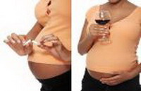 Вредные привычки и беременность.